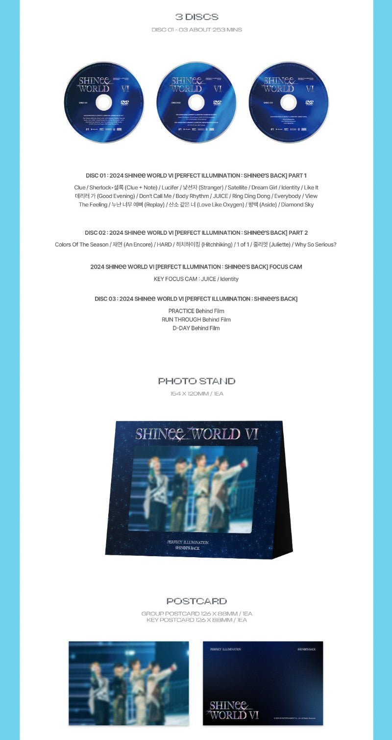 SHINee – SHINee WORLD VI [PERFECT ILLUMINATION : SHINee’S BACK] DVD