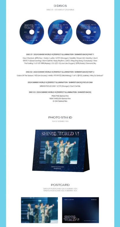 SHINee – SHINee WORLD VI [PERFECT ILLUMINATION : SHINee’S BACK] DVD