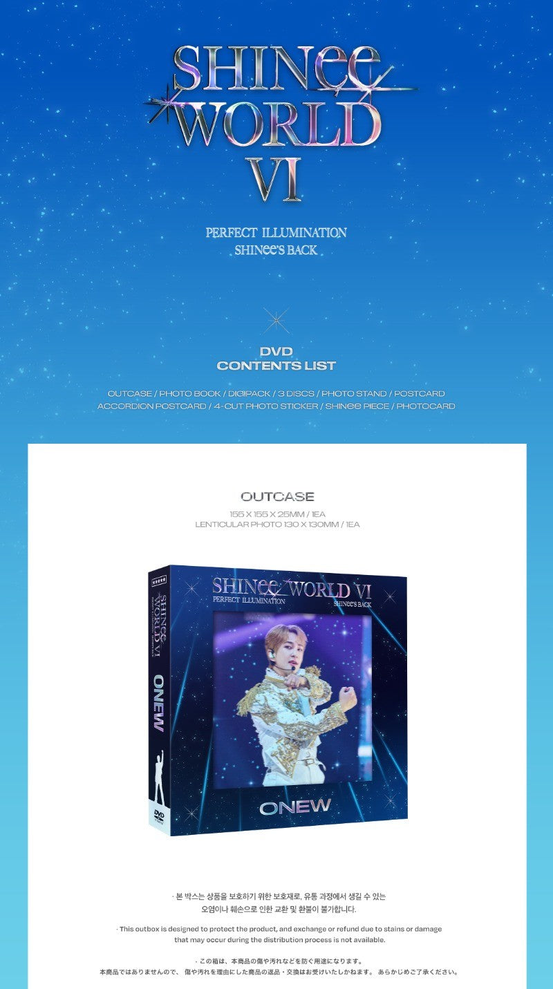 SHINee – SHINee WORLD VI [PERFECT ILLUMINATION : SHINee’S BACK] DVD