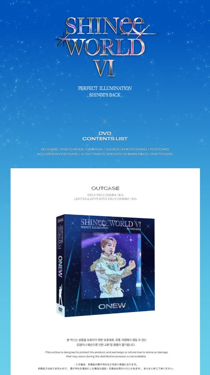 SHINee – SHINee WORLD VI [PERFECT ILLUMINATION : SHINee’S BACK] DVD