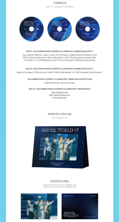 SHINee – SHINee WORLD VI [PERFECT ILLUMINATION : SHINee’S BACK] DVD