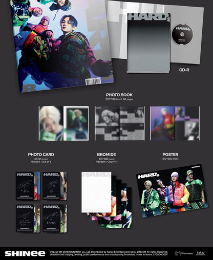 SHINee Album Vol. 8 - HARD (Photo Book Ver.) (Random)