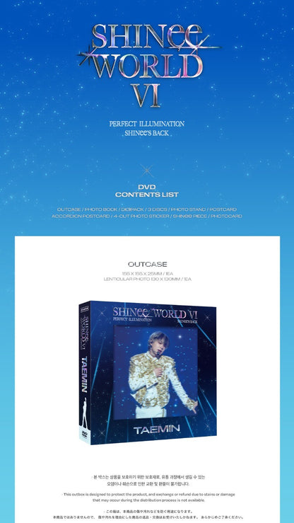 SHINee – SHINee WORLD VI [PERFECT ILLUMINATION : SHINee’S BACK] DVD