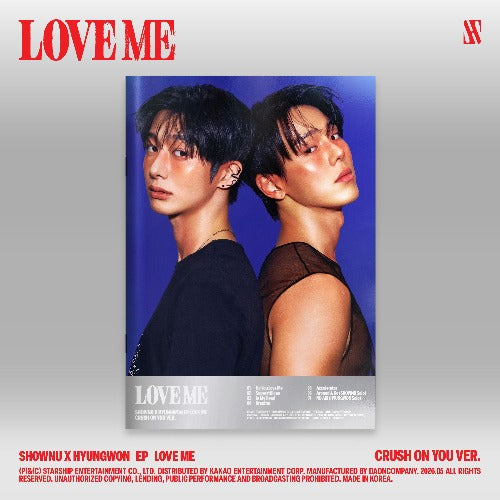 SHOWNU X HYUNGWON EP - LOVE ME (Crush On You ver.)