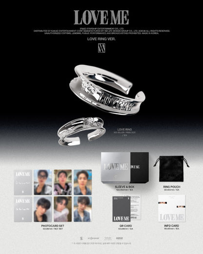 PRE-ORDER: SHOWNU X HYUNGWON EP - LOVE ME (Love Ring Ver.) (Limited Edition)