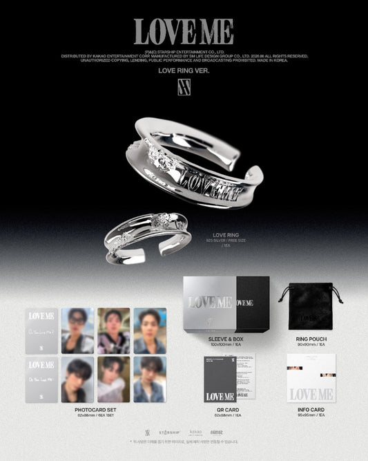 SHOWNU X HYUNGWON EP - LOVE ME (Love Ring Ver.) (Limited Edition)