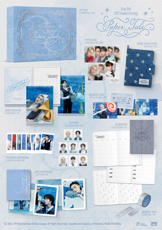 PRE-ORDER: Stray Kids 2027 Season’s Greetings - Paper Tale