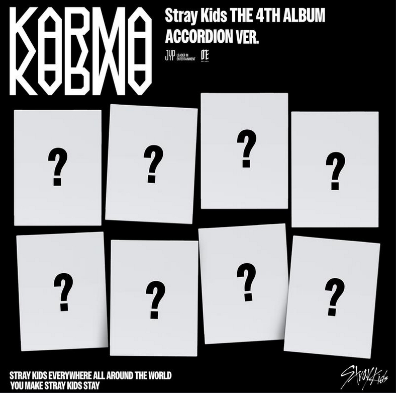 PRE-ORDER: Stray Kids The 4th Album – KARMA (ACCORDION Ver.) (Random)