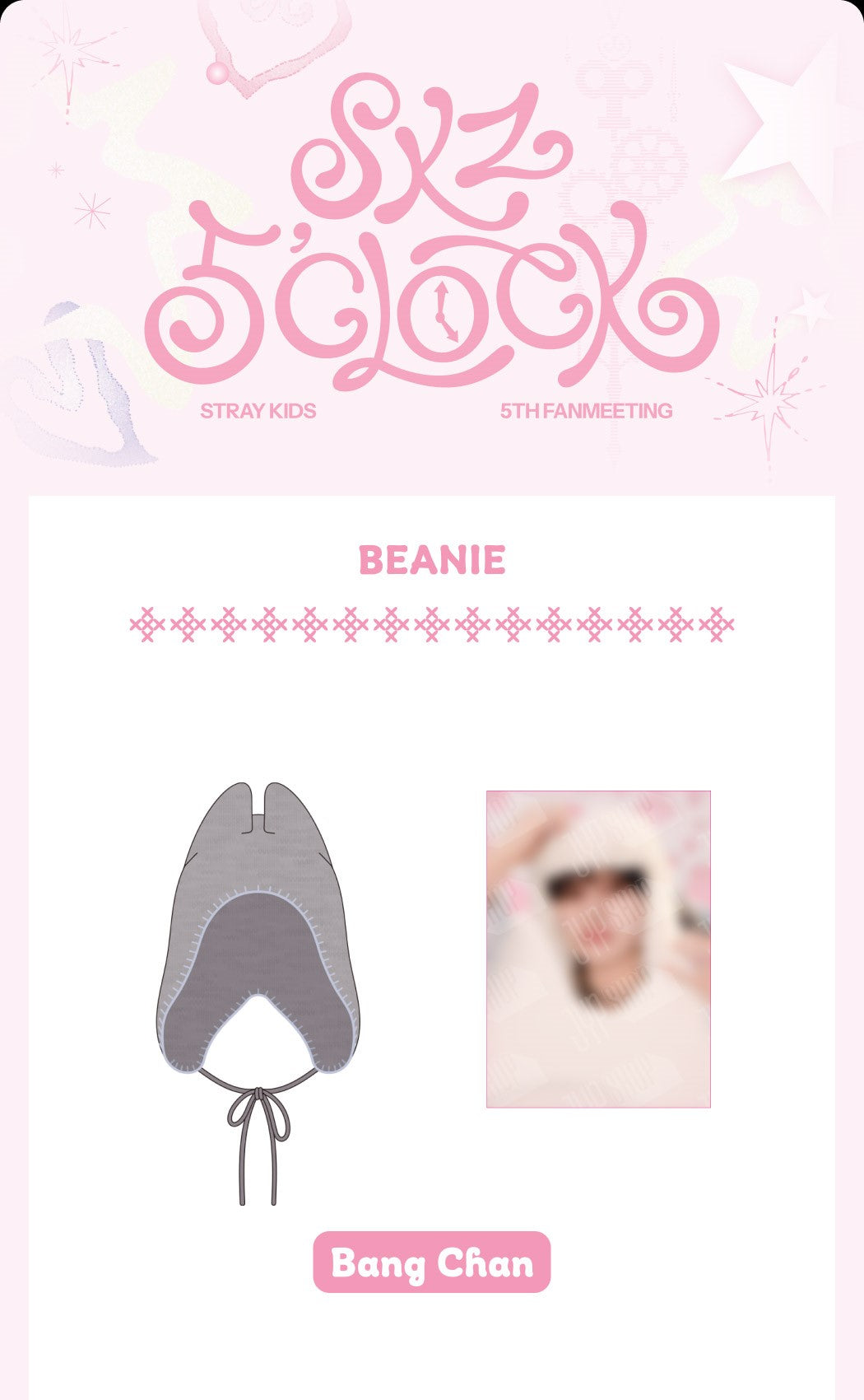 Stray Kids – [SKZ 5’CLOCK] BEANIE