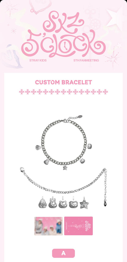 Stray Kids – [SKZ 5’CLOCK] CUSTOM BRACELET