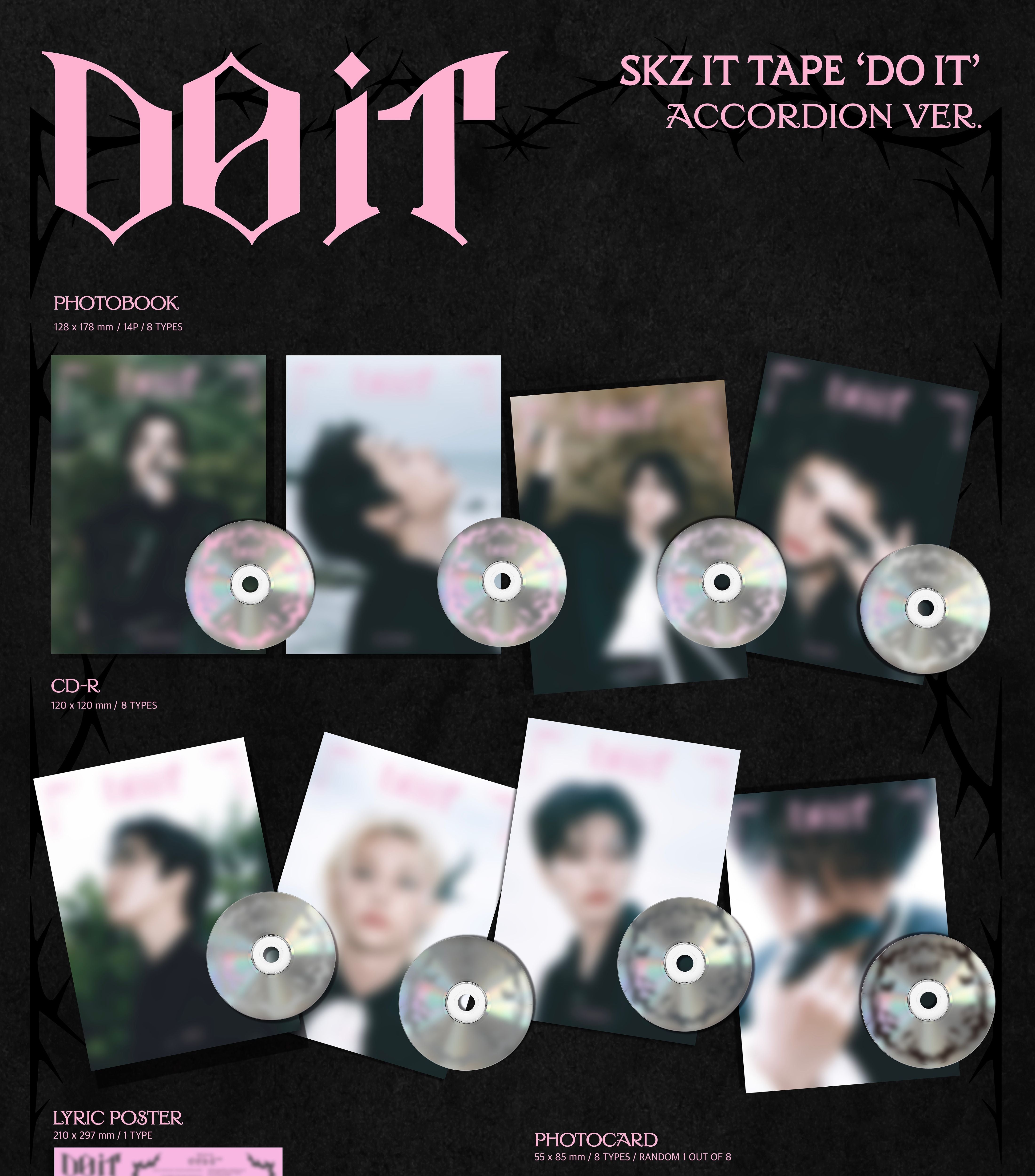 Stray Kids - SKZ IT TAPE [DO IT] (ACCORDION VER.) (Random) – K-Pop