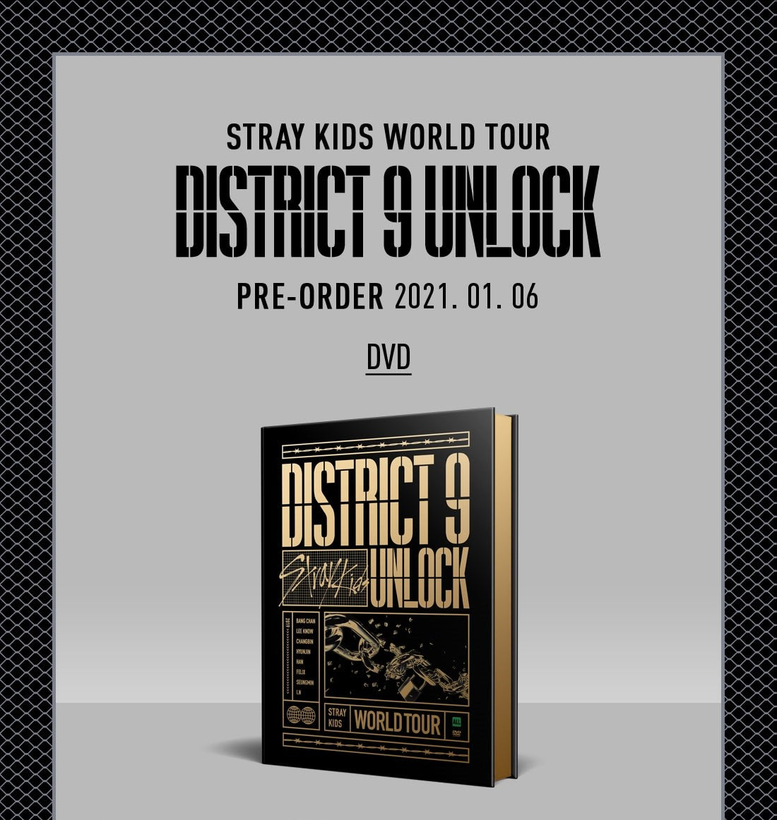 Stray Kids – World Tour ‘District 9 : Unlock’ in SEOUL (DVD) [Restock]