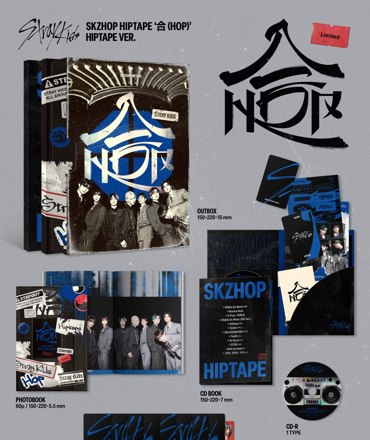 Stray Kids – SKZHOP HIPTAPE (合/HOP) (HIPTAPE Ver.) (Limited Edition)