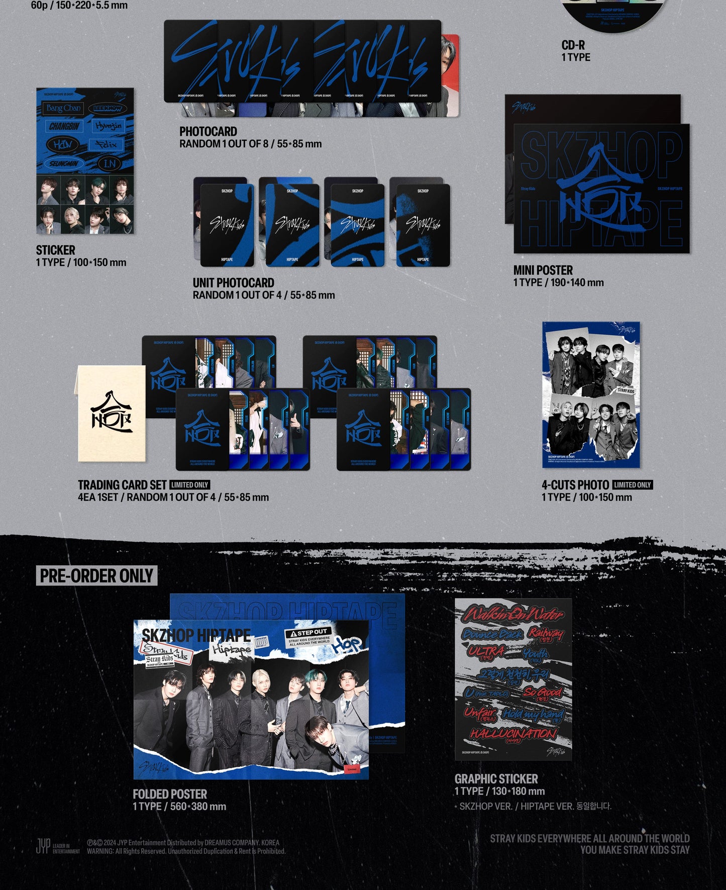 Stray Kids – SKZHOP HIPTAPE (合/HOP) (HIPTAPE Ver.) (Limited Edition)
