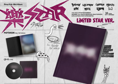 Stray Kids Mini Album – 樂-STAR [Rockstar] (LIMITED STAR Ver.)