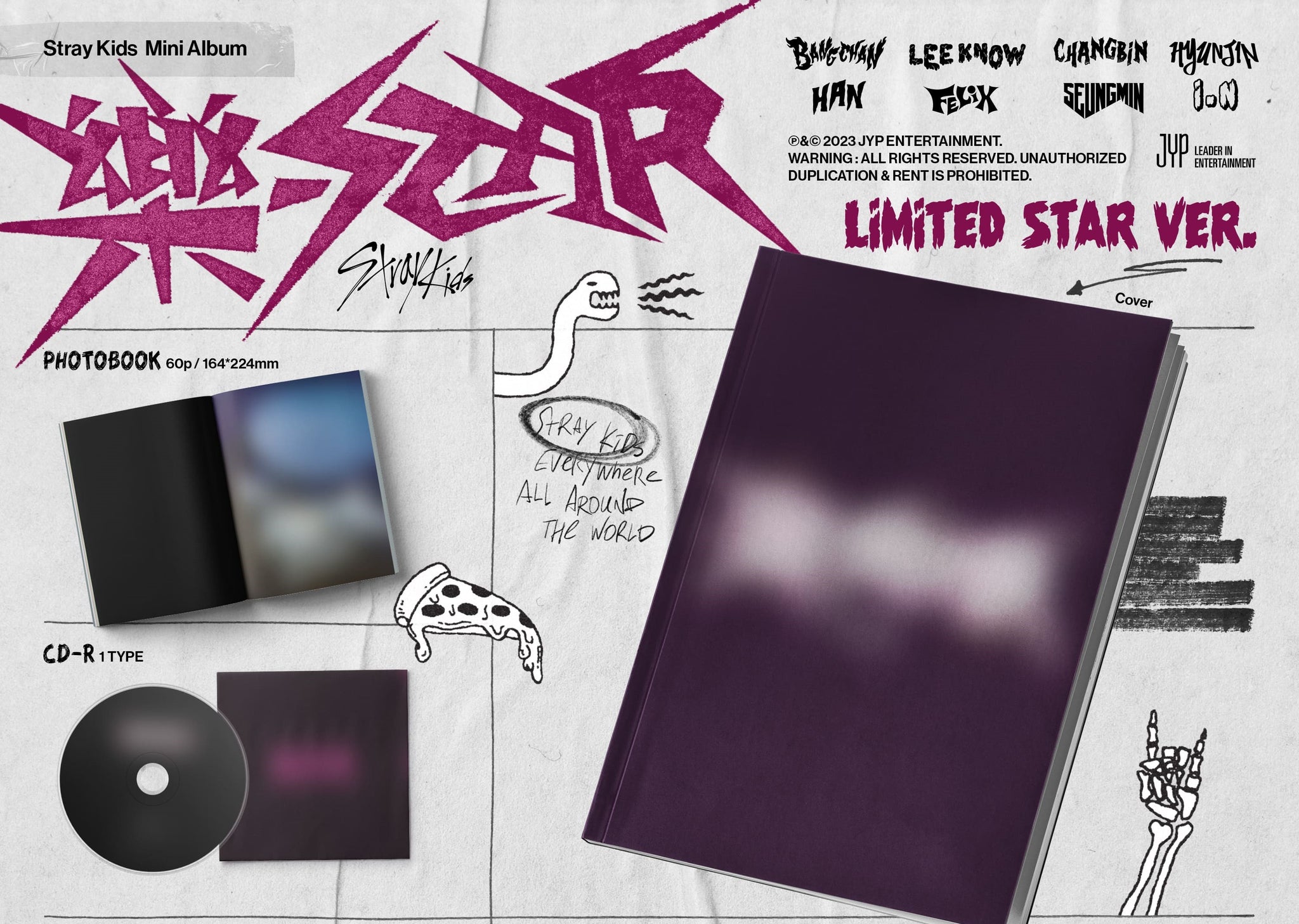 Stray Kids Mini Album – 樂-STAR [Rockstar] (LIMITED STAR Ver