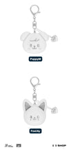 Load image into Gallery viewer, PRE-ORDER: Stray Kids – [dominATE : celebrATE] SKZOO FACE KEYRING SILVER Ver.
