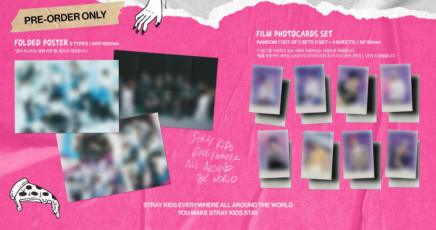 Stray Kids Mini Album – 樂-STAR [Rockstar] (Random)