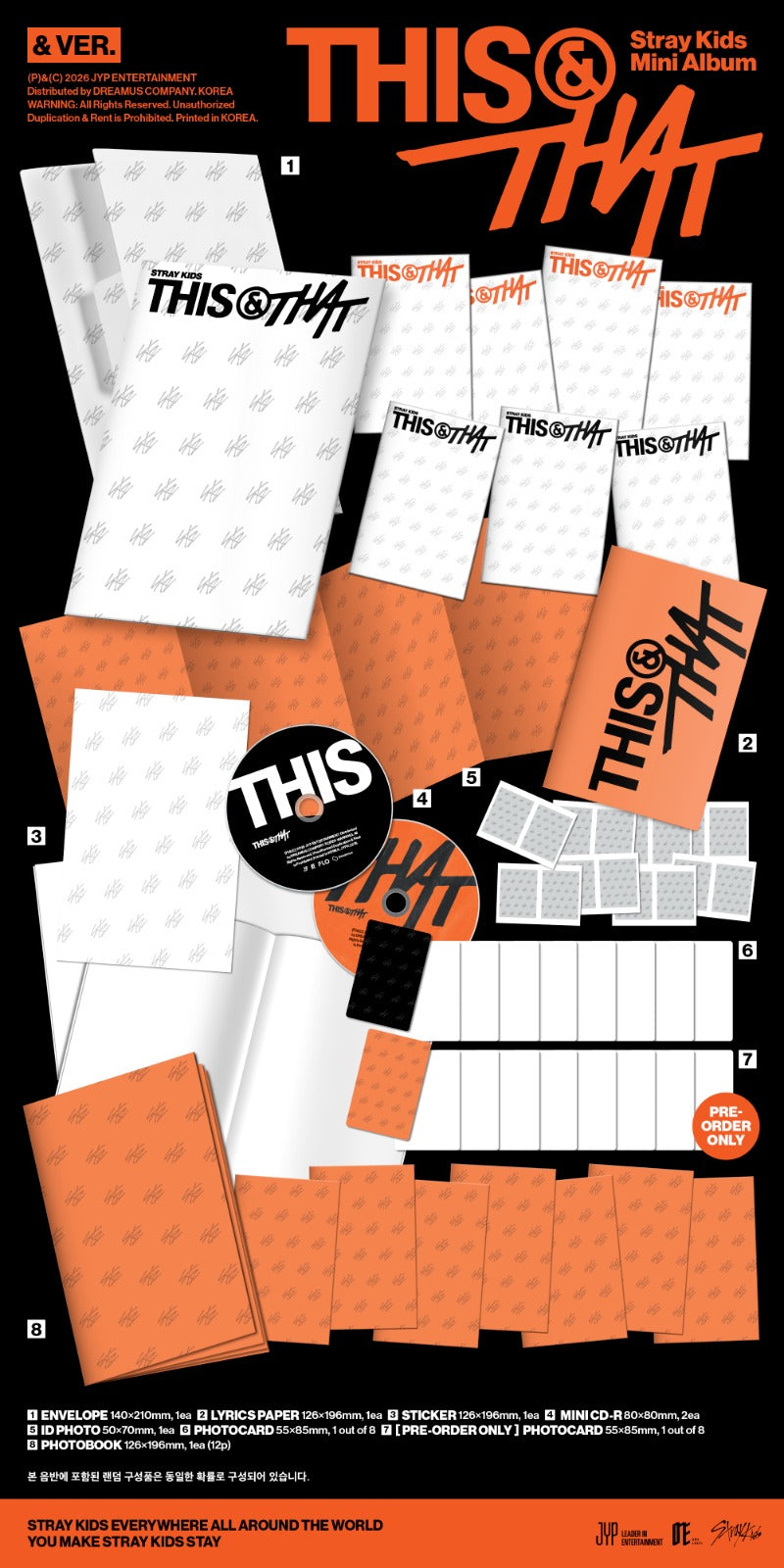PRE-ORDER: Stray Kids – THIS & THAT (& Ver.) (Random)