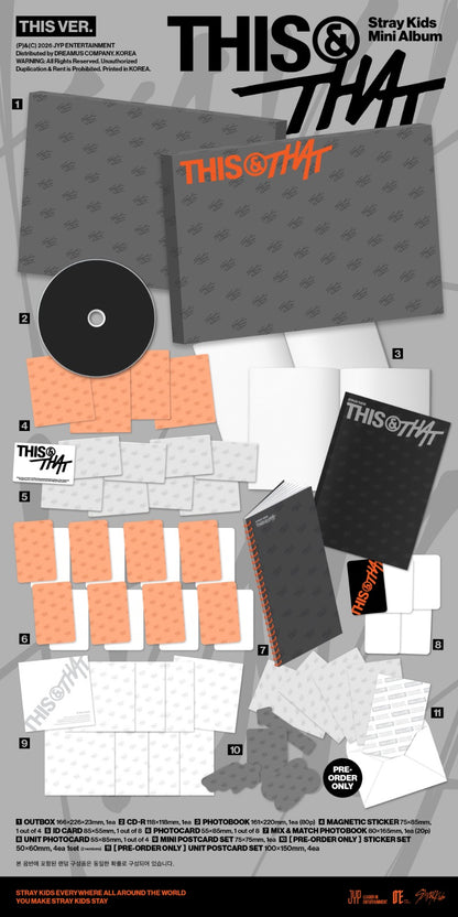 PRE-ORDER: Stray Kids – THIS & THAT (Random)