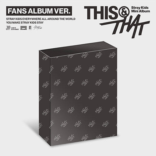 PRE-ORDER: Stray Kids – THIS & THAT (FANS Album Ver.)