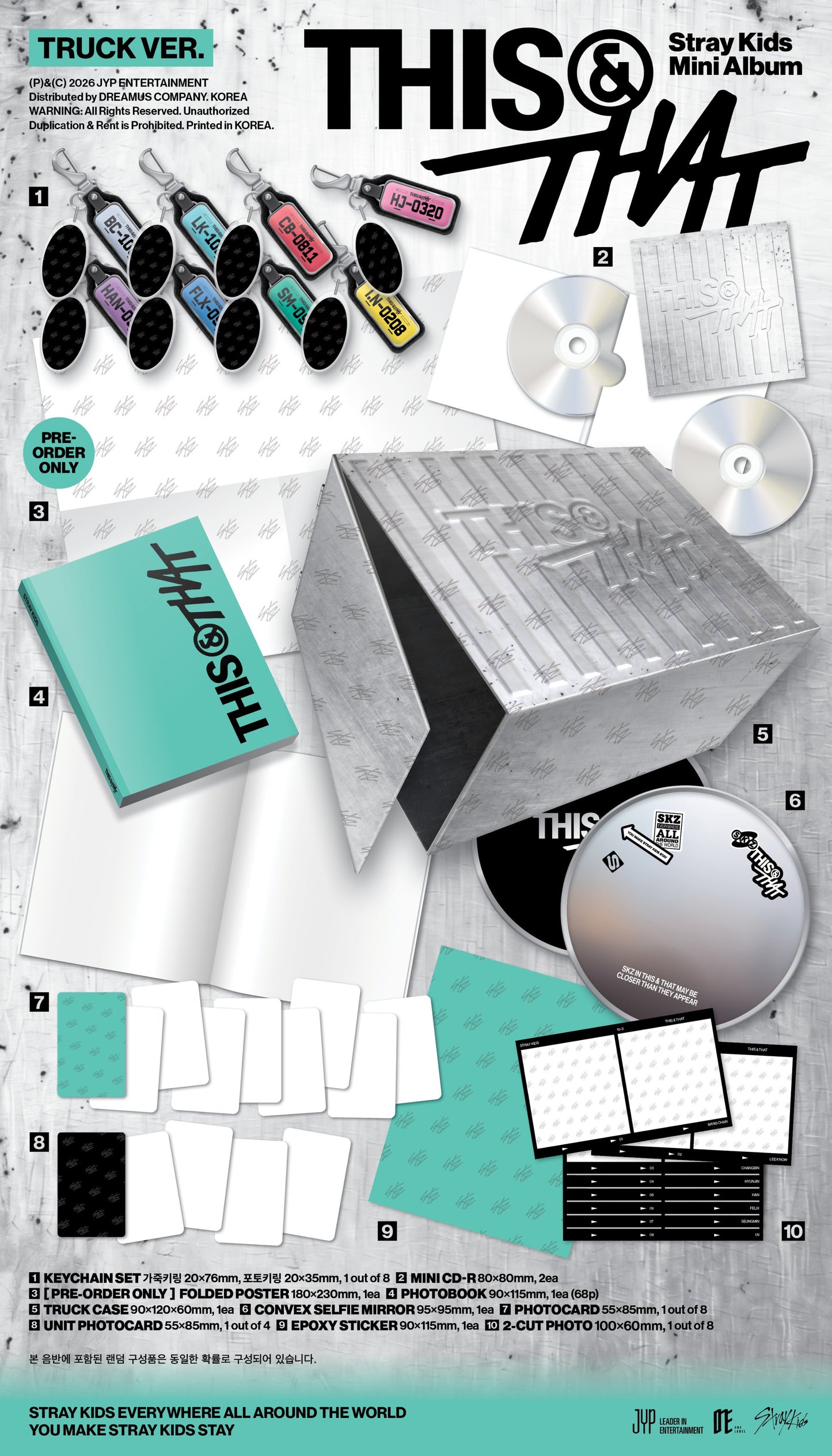 PRE-ORDER: Stray Kids – THIS & THAT (TRUCK Ver.)