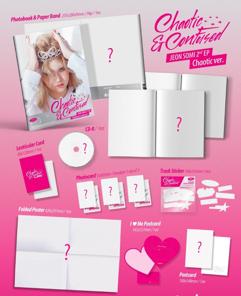 JEON SOMI 2nd EP Album – Chaotic & Confused (Random)