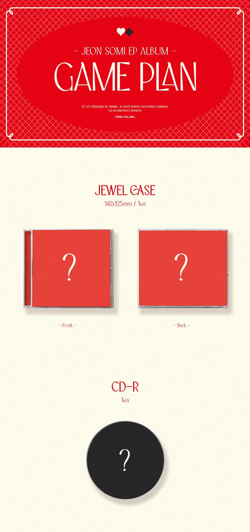 JEON SOMI EP ALBUM - GAME PLAN (JEWEL ALBUM Ver.)