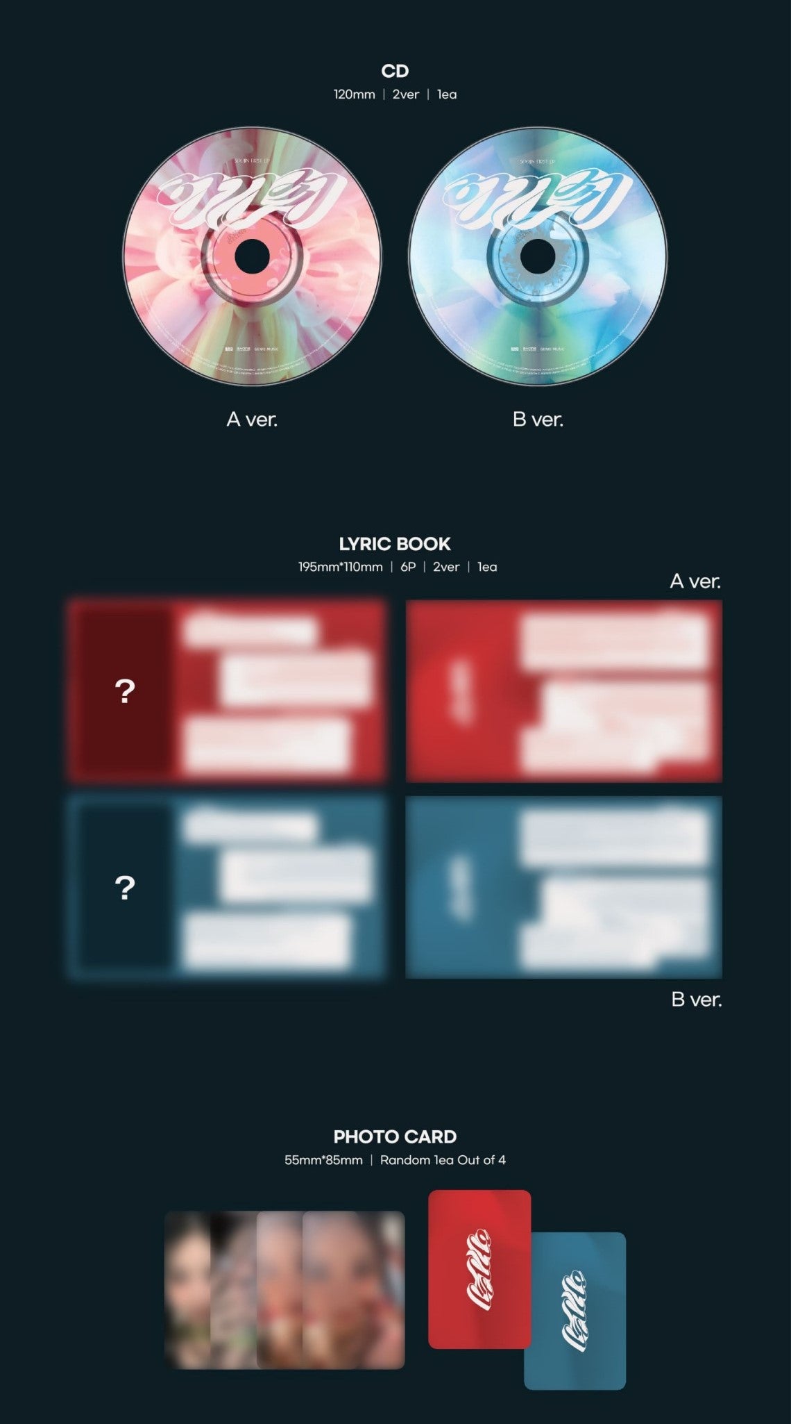 SOOJIN 1st EP – 아가씨 [AGASSI] (Jewel ver.) (Random)