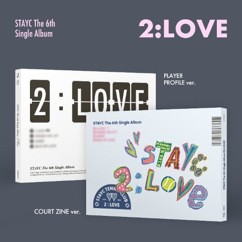 PRE-ORDER: STAYC The 6th Single Album - 2:LOVE (2 Version Set + PLVE Ver.)