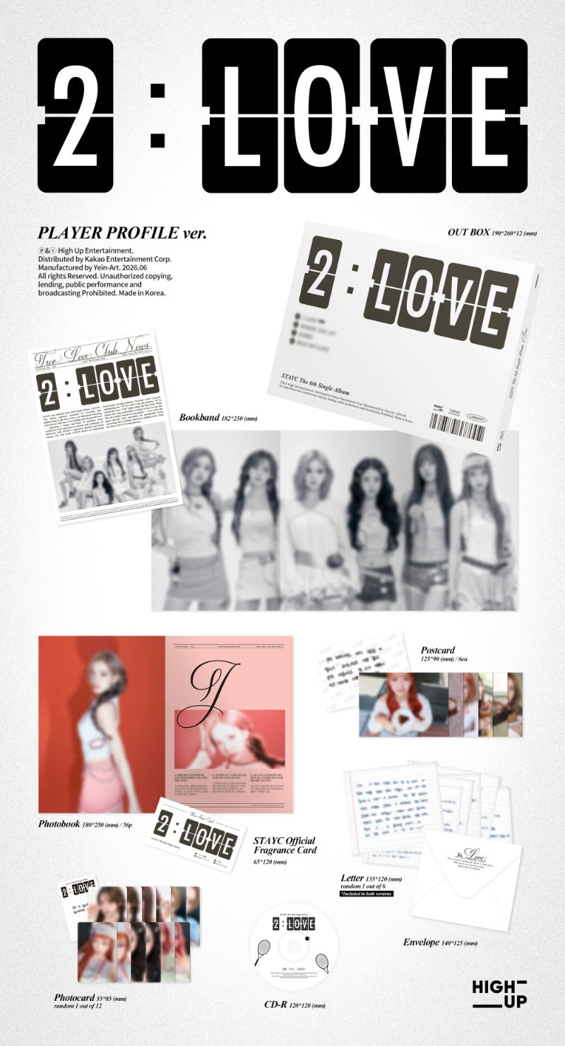 PRE-ORDER: STAYC The 6th Single Album - 2:LOVE (Random)