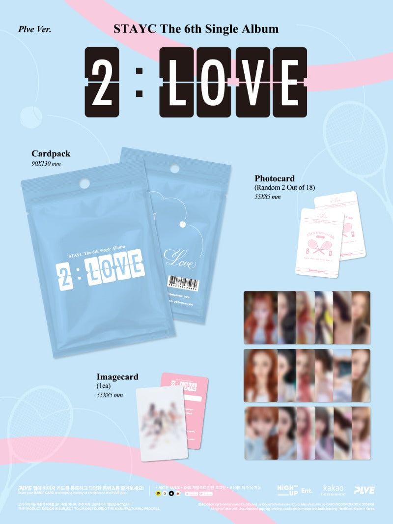 PRE-ORDER: STAYC The 6th Single Album - 2:LOVE (PLVE Ver.)