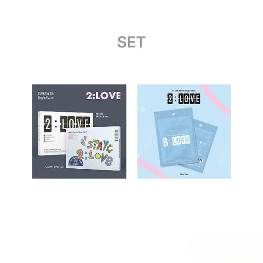 PRE-ORDER: STAYC The 6th Single Album - 2:LOVE (2 Version Set + PLVE Ver.)