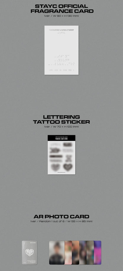 STAYC Mini Album Vol. 2 - YOUNG-LUV.COM (Random ver.)
