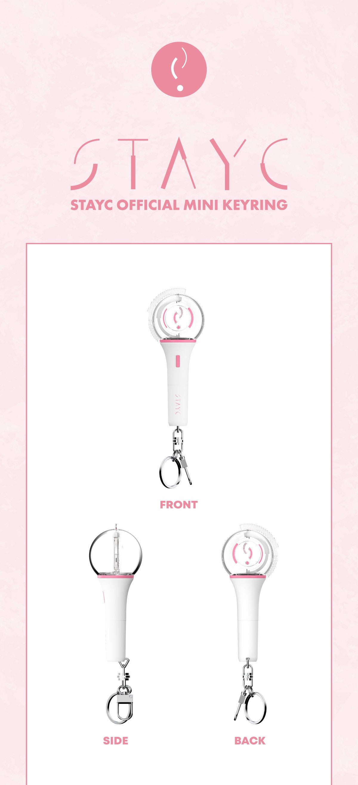 STAYC - LIGHT STICK MINI KEYRING