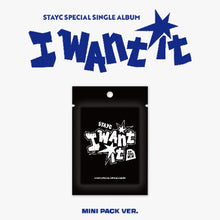 Load image into Gallery viewer, STAYC Special Single Album &#39;I Want It&#39; packaging on a white background
