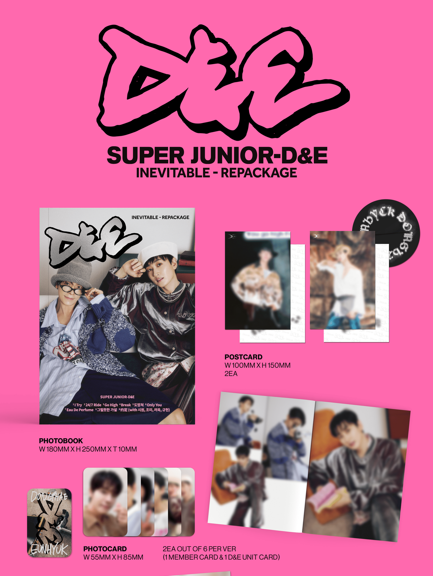 Super Junior D&E 6th Mini Album – INEVITABLE  - REPACKAGE