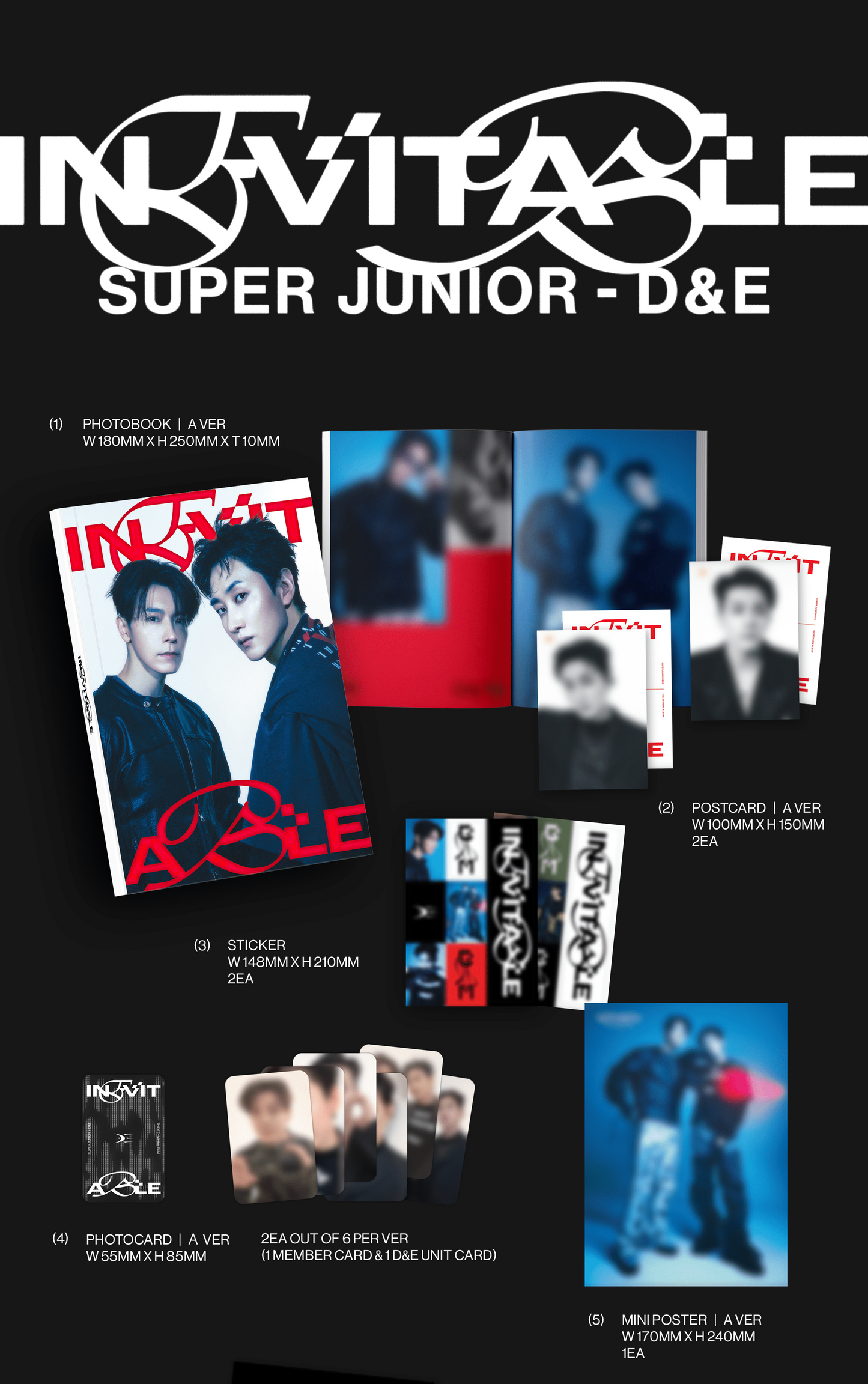 Super Junior D&E 6th Mini Album – INEVITABLE