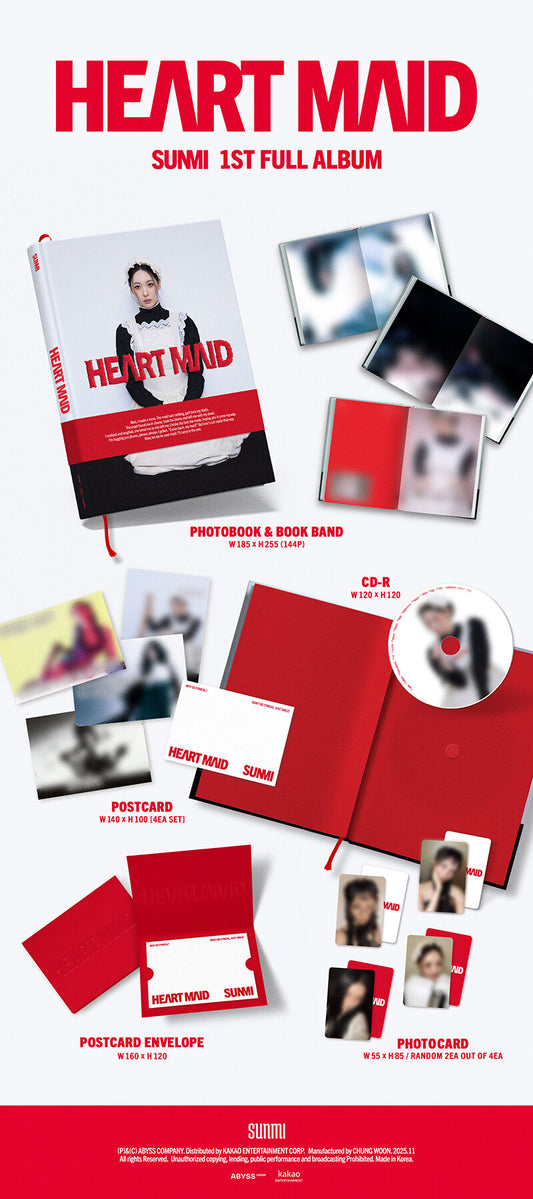 SUNMI 1st Full Album - HEART MAID
