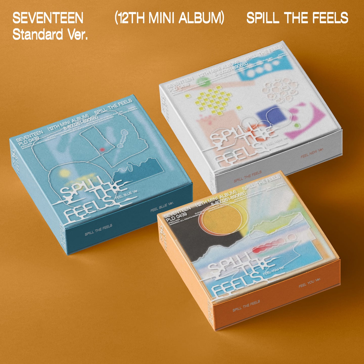 PRE-ORDER: SEVENTEEN 12th Mini Album - SPILL THE FEELS (Standard Ver.) (Random)