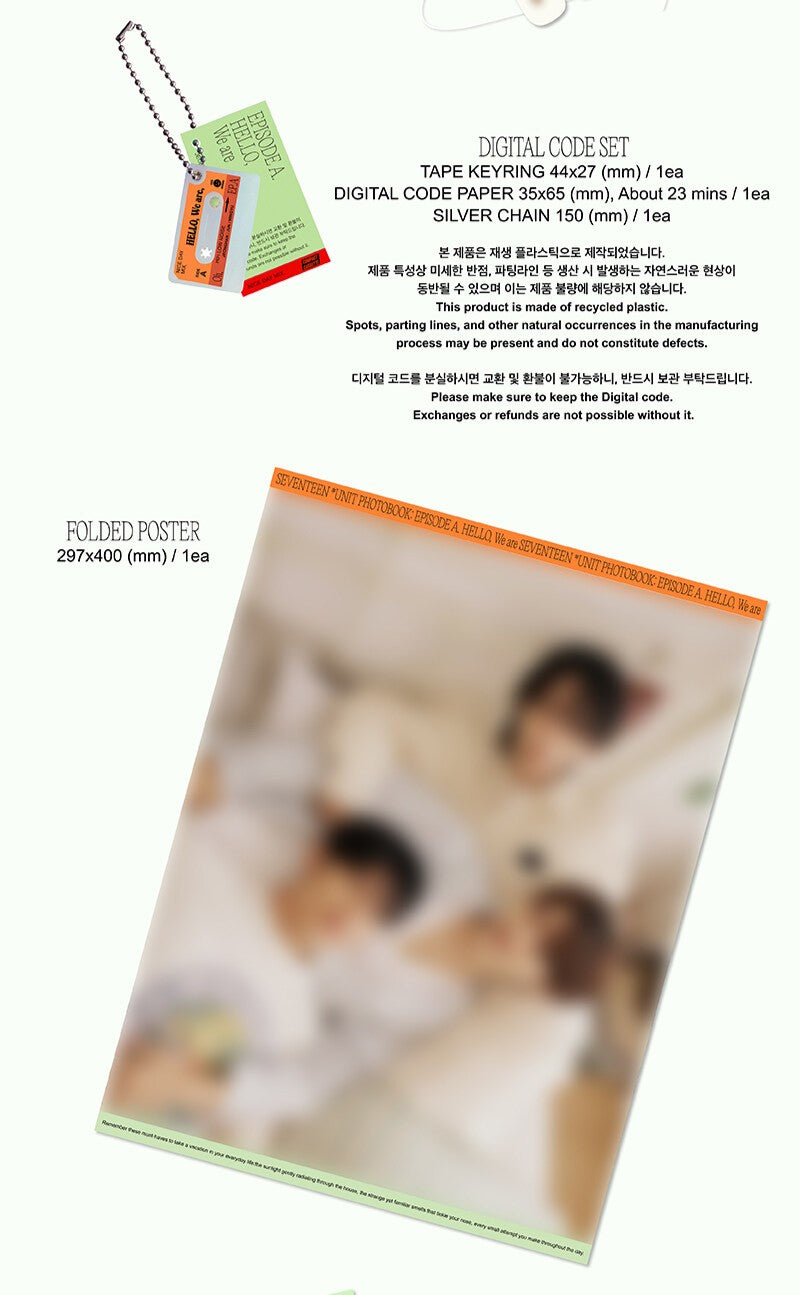 SEVENTEEN – Seventeen Unit Photobook ‘Episode: Oh, My Days and Sweet Voice’