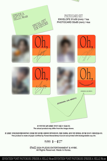 SEVENTEEN – Seventeen Unit Photobook ‘Episode: Oh, My Days and Sweet Voice’