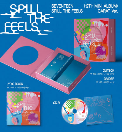 [PRE-OWNED] SEVENTEEN 12th Mini Album – SPILL THE FEELS (CARAT Ver.)