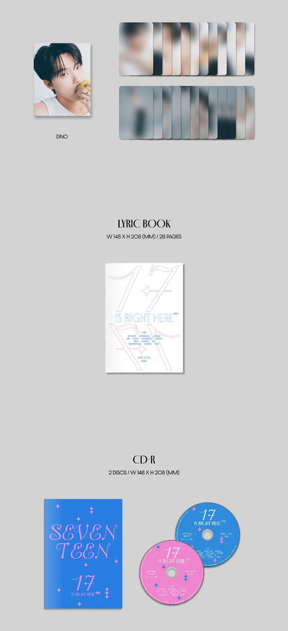 SEVENTEEN BEST ALBUM – 17 IS RIGHT HERE (DEAR Ver.) (Random)