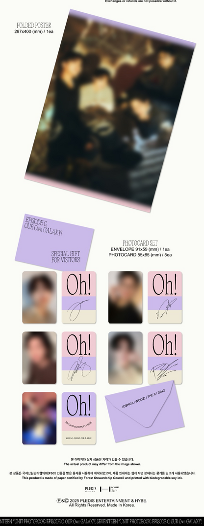 SEVENTEEN – SEVENTEEN UNIT PHOTOBOOK ‘EPISODE C,D’ (Random)