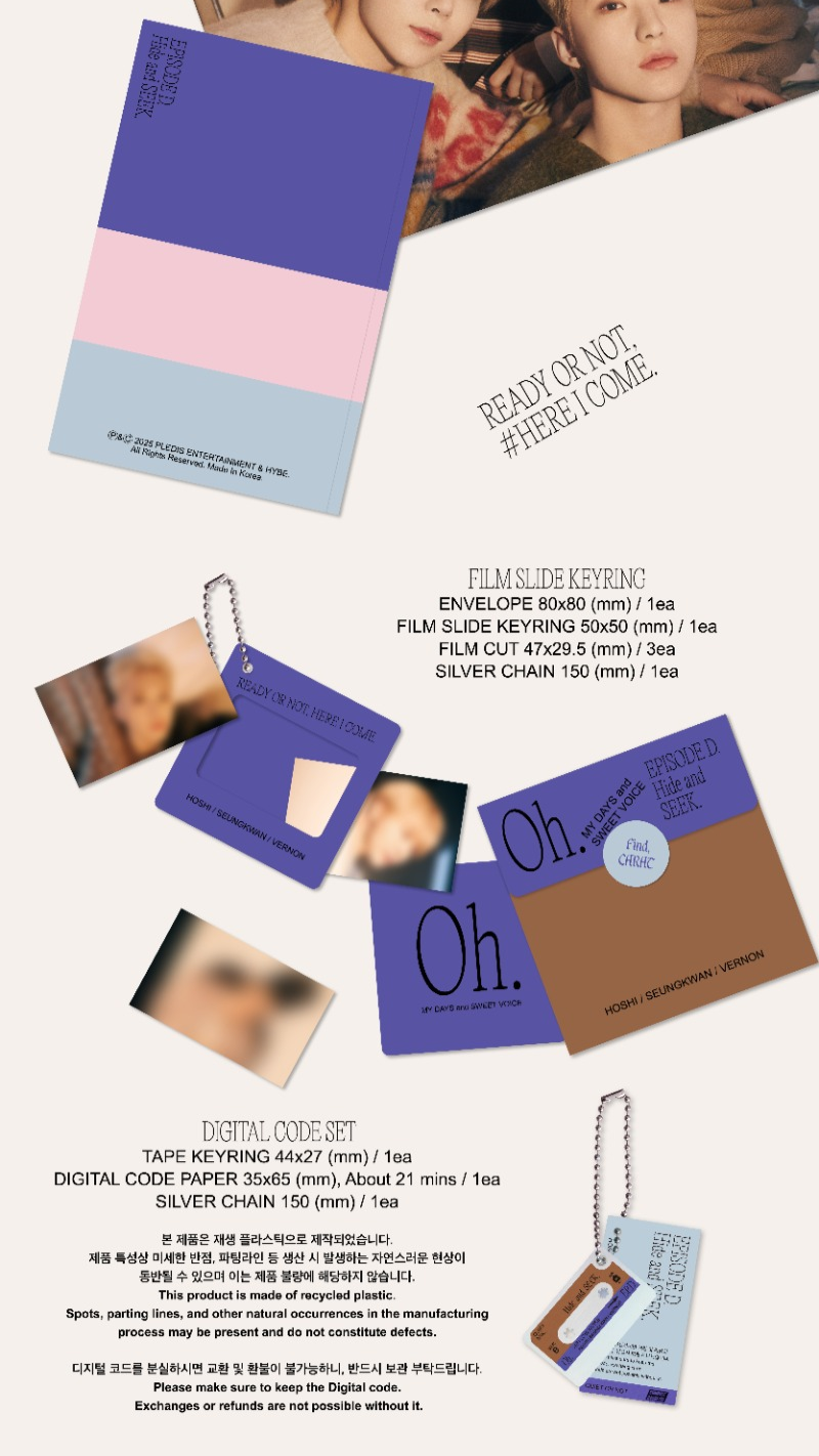 SEVENTEEN – SEVENTEEN UNIT PHOTOBOOK ‘EPISODE C,D’ (Random)
