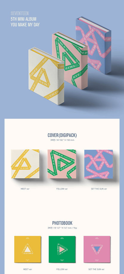 SEVENTEEN Mini Album Vol. 5 - YOU MAKE MY DAY (Random) [Reprint]