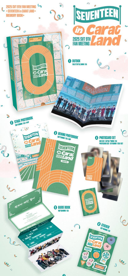 SEVENTEEN – 2025 SVT 9th Fan Meeting : Seventeen in Caratland MEMORY BOOK+