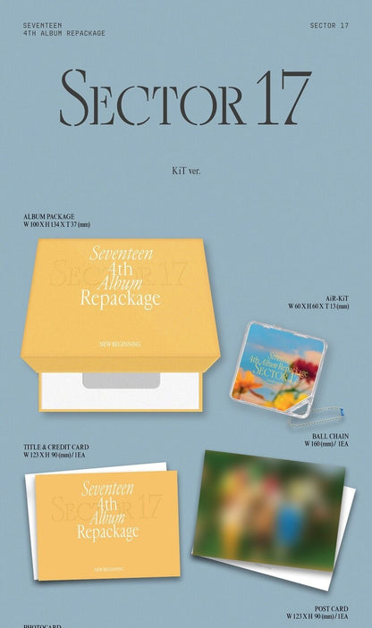 [PRE-OWNED] Seventeen Album Vol. 4 (Repackage) - SECTOR 17 (Kit Album)