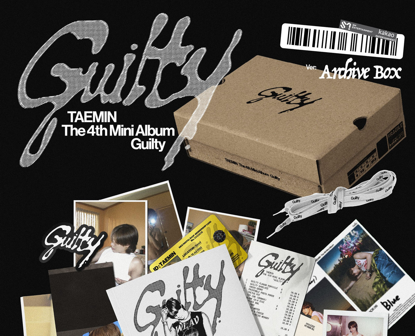TAEMIN (SHINee) Mini Album Vol. 4 – Guilty (Archive Box Ver.)